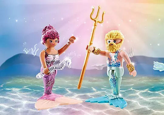 Playmobil Двойна опаковка Русалка & Тритон за 4-10 години