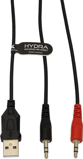 Baracuda Baracuda BGH-021 Over Ear Gaming Headset cu conexiune USB Negru