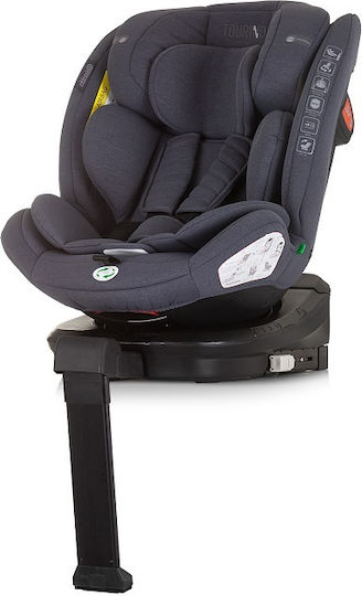 Chipolino Tourino Autositz i-Size mit Isofix Granite 0-36 kg