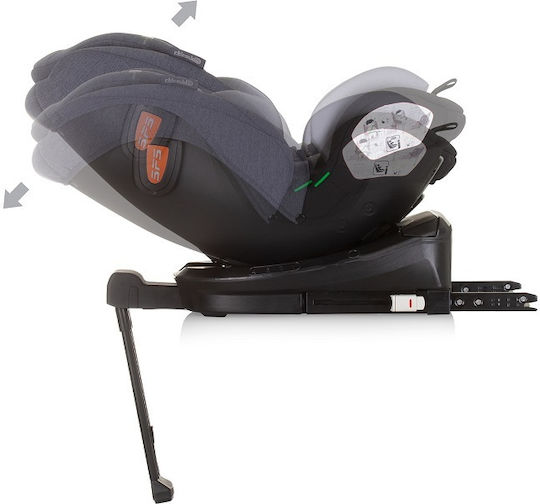 Chipolino Tourino Baby Car Seat i-Size with Isofix Grey Mix 0-36 kg