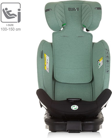 Chipolino Tourino Καθισματάκι Αυτοκινήτου i-Size με Isofix Pastel Green 0-36 kg
