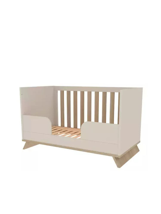 Faktum Βρεφική Κούνια Καφέ για Στρώμα 70x140cm