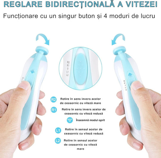 Pilă Electrică Pentru Bebeluși Albastră