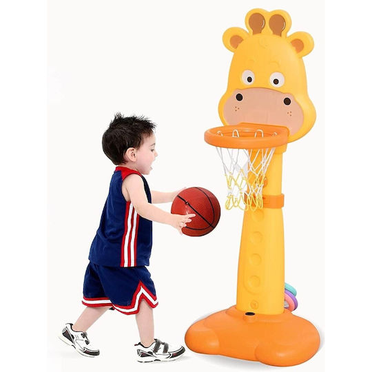 Set de Baschet Multifuncțional pentru Copii Girafă 126-156 Cm