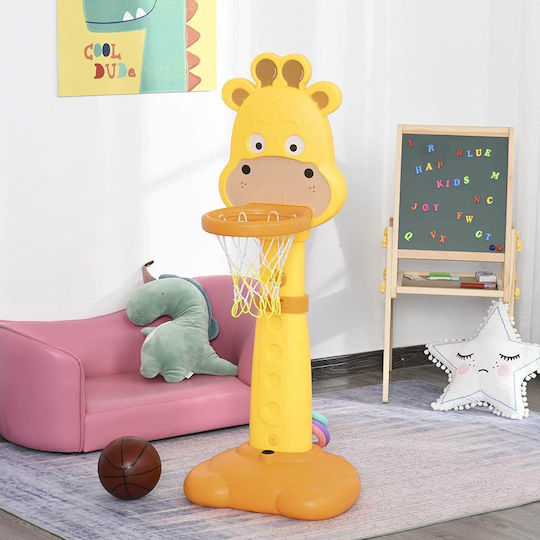 Set de Baschet Multifuncțional pentru Copii Girafă 126-156 Cm