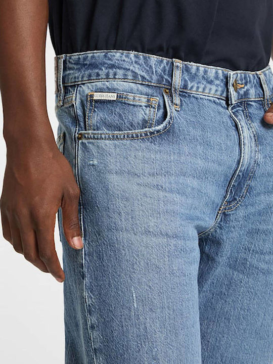 Men's Jeans Pants with Regular Straight Fit Jean Blue