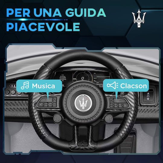 Maserati Gran Turismo Folgore Cu Un Loc Cu Telecomandă Licențiat 12 Volți Gri Pentru 3+ Ani