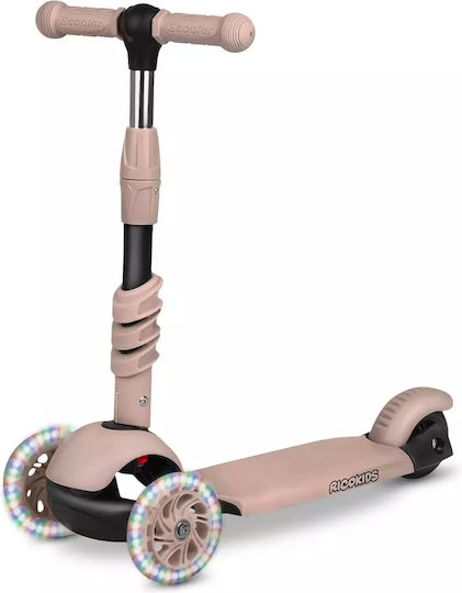 Ricokids Детски Ролери Buggy 3 Колела със Седалка Бежови