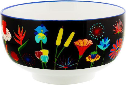 Pylones Matinal Bol Jardin fleuri Μπωλ Σερβιρίσματος Στρογγυλό από Πορσελάνη Μαύρο με Διάμετρο 12.8εκ. Pylones Matinal Bol Jardin fleuri Μπωλ Σερβιρίσματος Στρογγυλό από Πορσελάνη Μαύρο με Διάμετρο 12.8εκ.