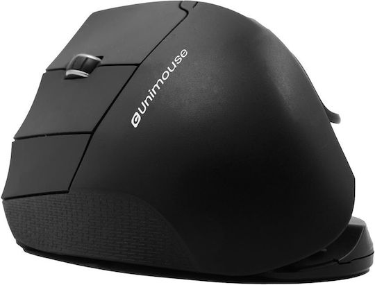 Contour UnImouse Wireless Ergonomic Bluetooth Vertical Mouse for Left-handed Black
