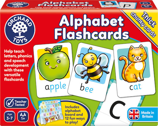 Joc de Societate Alphabet Flashcards pentru 1 Jucător 3+ Ani (EN) Orchard