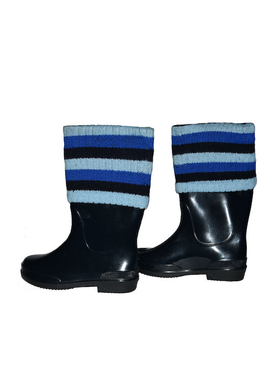Adam's Shoes Kids Wellies Black