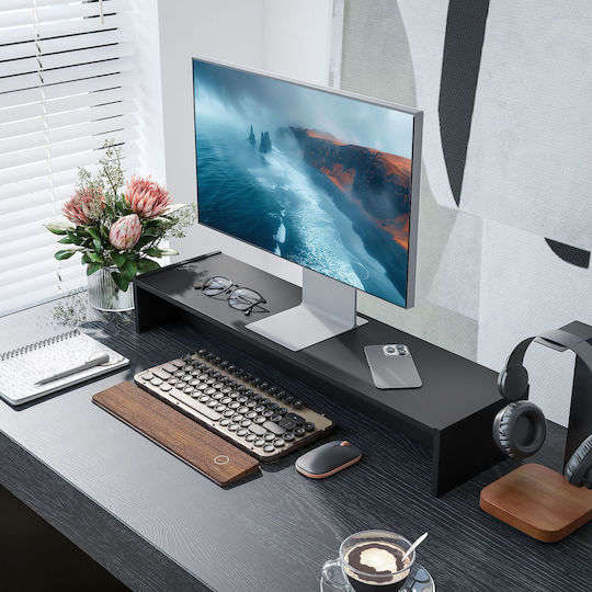 HomCom Stand Desk Mounted Monitor up to 32" (923-059V00BK)