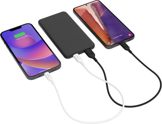 Mophie Essentials Powerstation 5000mAh με Θύρα USB-A και Θύρα USB-C Dark Gray