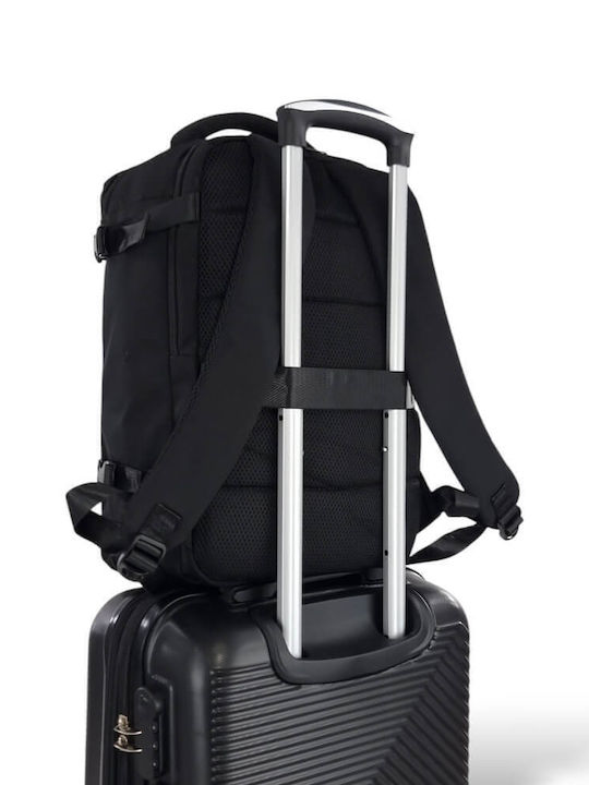 Playful Bags Cabin Travel Suitcase Hard Gold with 4 Wheels Height 55cm & Backpack
