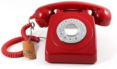 Geemarc Telefon fix Retro Roșu | Skroutz Romania