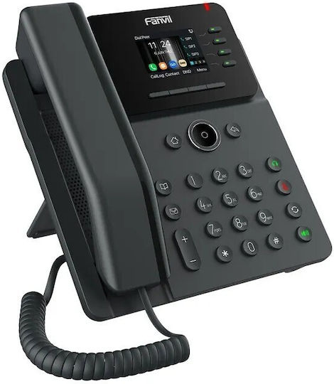 Fanvil Cu fir Telefon IP Negru