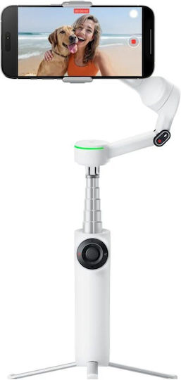 Insta360 Flow 2 Pro Standard Version Phone Gimbal with 3 Axis Stabilization and 10 Operating Hours White