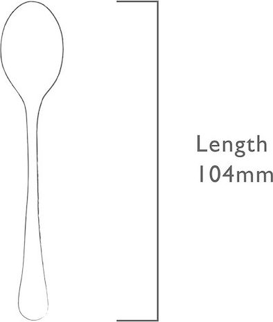 Set of Stainless Steel Espresso Spoons 8 Pcs Radford Robert Welch