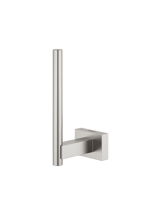 Grohe Essentials Cube Χαρτοθήκη Inox Ασημί 4005176636547