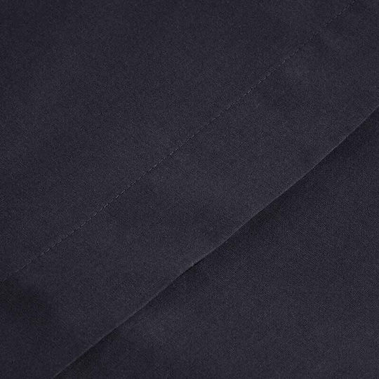Cannon Cotton Fresh Solid Σετ Σεντόνια Υπέρδιπλα με Λάστιχο 160x200+33εκ. India Ink (4τμχ)