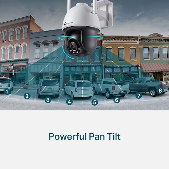TP-LINK Vigi C540-W v2 IP Surveillance Camera Wi-Fi Full HD+ 4MP Waterproof with Two-Way Communication and Lens 4mm