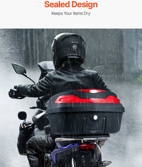 Vevor Motorrad-Topcase 48lt Schwarze
