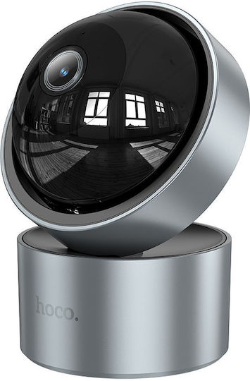 Hoco IP Камера за наблюдение Full HD+ 3MP с Двупосочна Комуникация и Обектив 2.4мм Сребрист