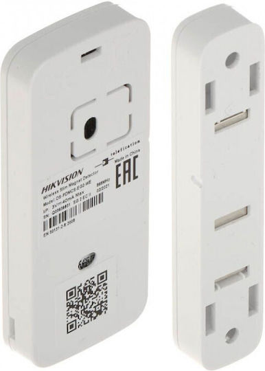 Hikvision DS-PDMCS-EG2-WE Ασύρματος Αισθητήρας Επαφής RF 868MHz