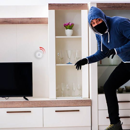 Alpina Kabelloser ZigBee / RF Bewegungsmelder Überwachung 120° Erkennungswinkel 5m