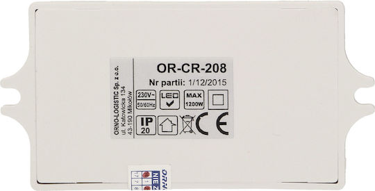 Orno Wired Microwave and Infrared Motion Sensor 360° Detection Scope 8m