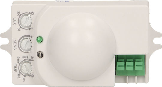 Orno Wired Microwave and Infrared Motion Sensor 360° Detection Scope 8m