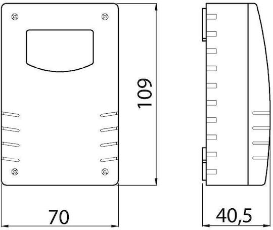 Gtv Ρυθμιζόμενο Φωτοκύτταρο Ημέρας / Νύχτας 6A IP44