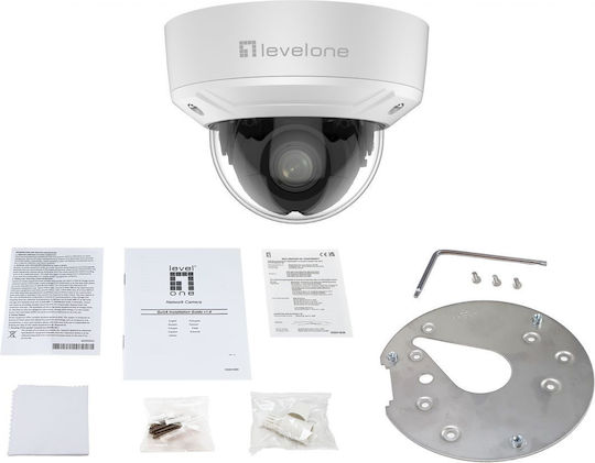 Level One FCS-3461 IP Камера за наблюдение Full HD 1080p Водоустойчива с Обектив 2.8-12мм