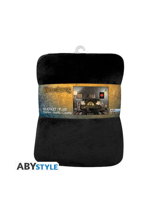 Abysse Babydecke Samtig Moni 150x120cm Schwarze