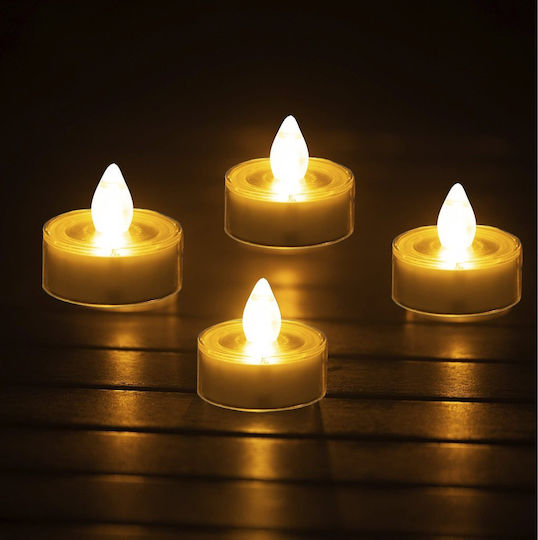 Lampă decorativă Realpower Led Solar Tealight Stl-4 4 bucăți