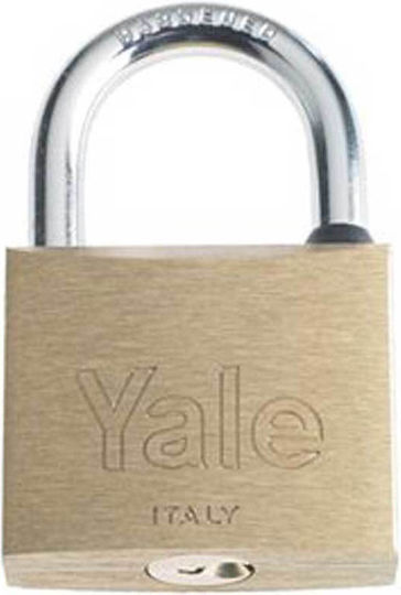 Yale Stahl Vorhängeschloss Messing mit Schlüssel 70mm 1Stück