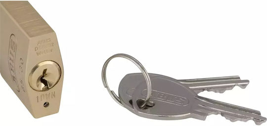Abus SL 4 Ορειχάλκινο Λουκέτο Μακρύλαιμο με Κλειδί με Συναγερμό
