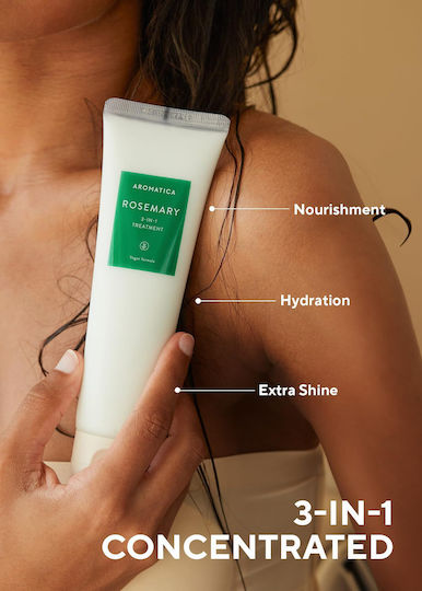 Aromatica Rosemary 3-in-1 Hair Mask for Scalp Treatment with Hyaluronic Acid 160ml