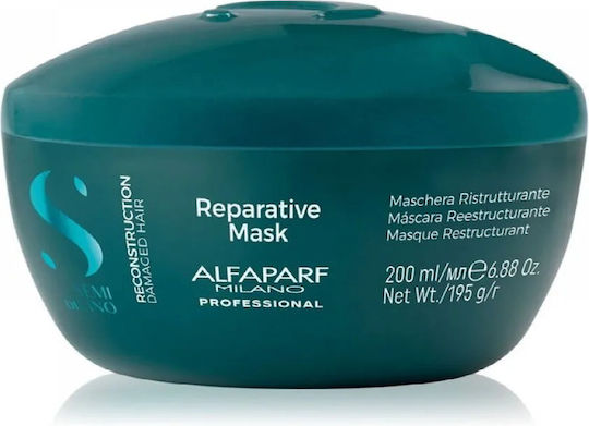 Alfaparf Milano Semi di Lino Reconstruction Reparative Hair Mask for Strengthening 200ml