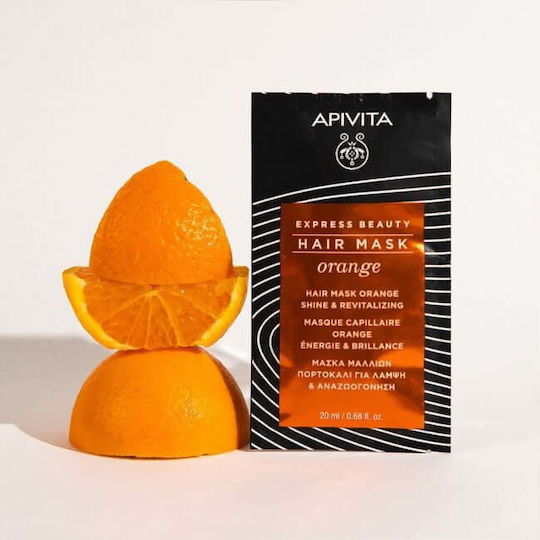 Apivita Orange Hair Mask for Shine 20ml