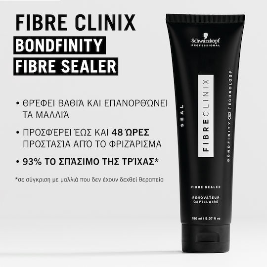 Schwarzkopf Clinix Fibre Sealer Hair Mask for Repairing with Keratin 150ml