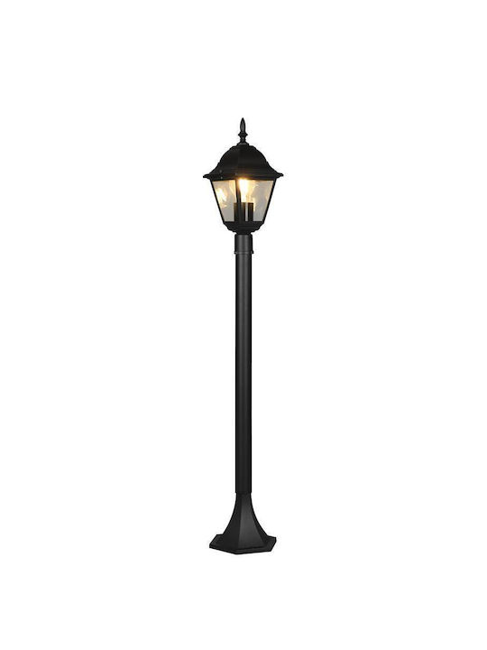 Trio Lighting Outdoor Floor Lamp Small Post 60W IP44 for E27 Socket Black