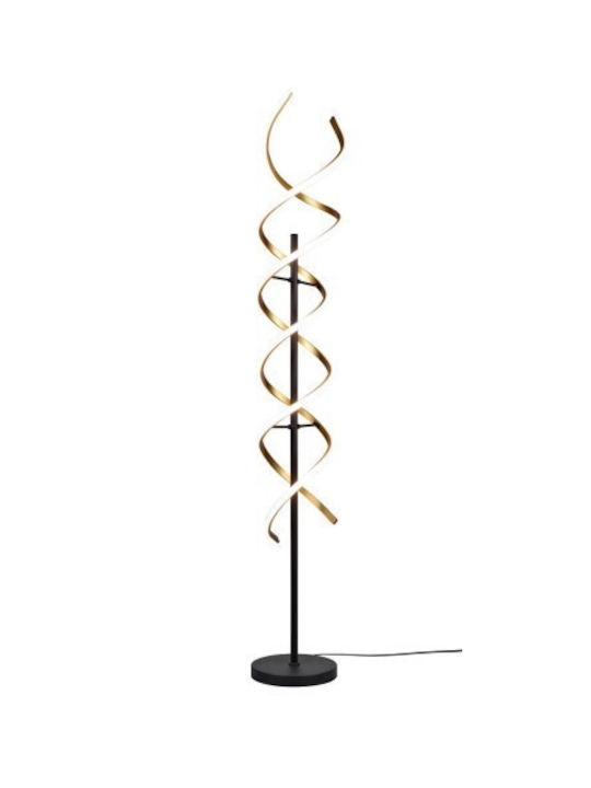 Trio Lighting Sequence LED Floor Lamp H150xW23cm. with Adjustable White Light 4000lm Gold