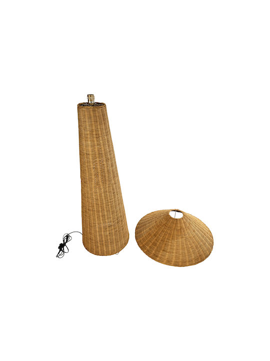 GloboStar Peru Floor Lamp H135xW73cm. with Socket for Bulb E27 Beige