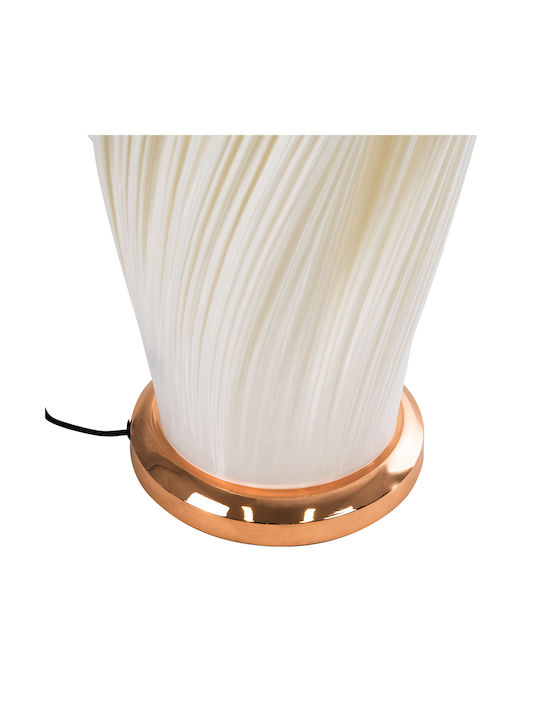 GloboStar Cerulean Floor Lamp H155xW30cm. with Socket for Bulb E27 Beige