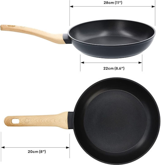 MasterChef Τηγάνι Κεραμικό Διαμέτρου Ø28cm