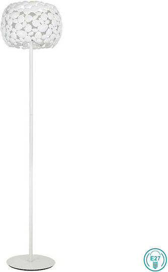 Fan Europe Dioniso Floor Lamp H163xW40cm. with Socket for Bulb E27 White
