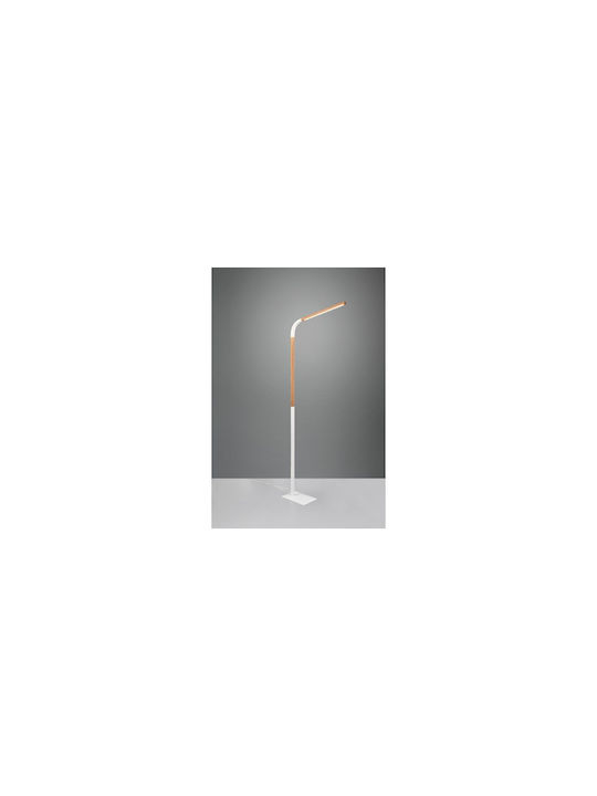 Trio Lighting Norris LED Φωτιστικό Δαπέδου Υ140xΜ22εκ. με Θερμό Λευκό Φως 1400lm Λευκό