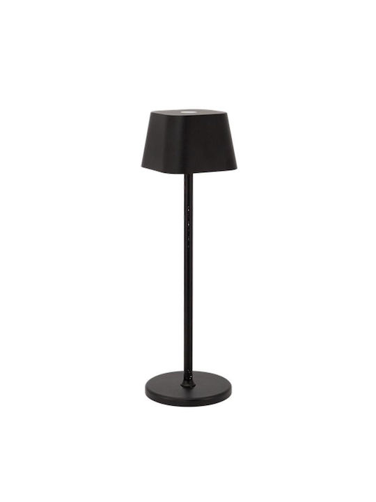 Securit Georgina Außenstehlampe LED Mit Warmweißem Licht IP54 Schwarz